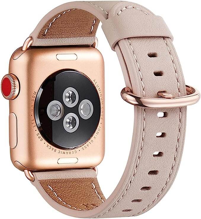 WFEAGL Leather Bands Compatible with Apple Watch