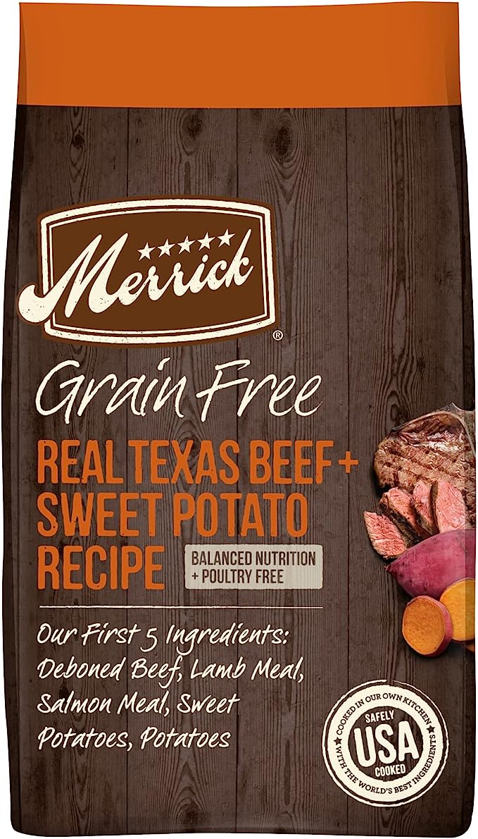 Merrick Dry Dog Food, Real Texas Beef