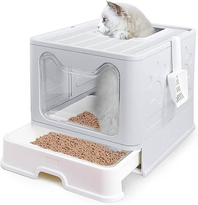 Petphabet Covered Litter Box