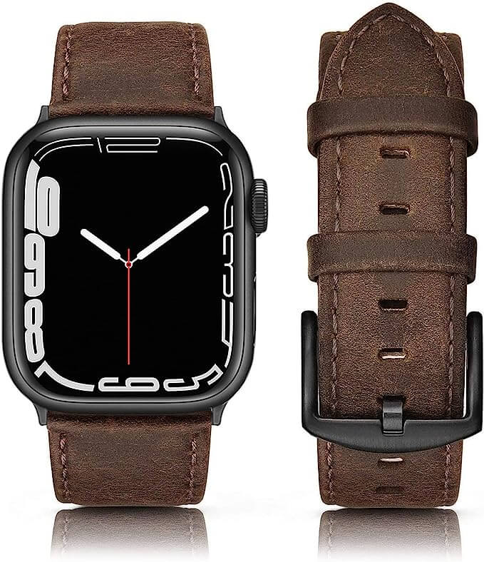 SWEES Leather Band Compatible with Apple Watch